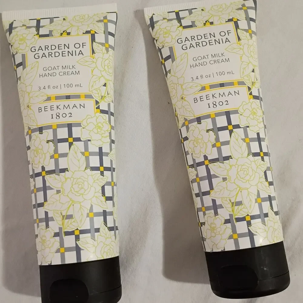 Beekman 1802 Garden of Gardenia (set of 2) 3.4 oz Tubes Goat Milk Hand Cream